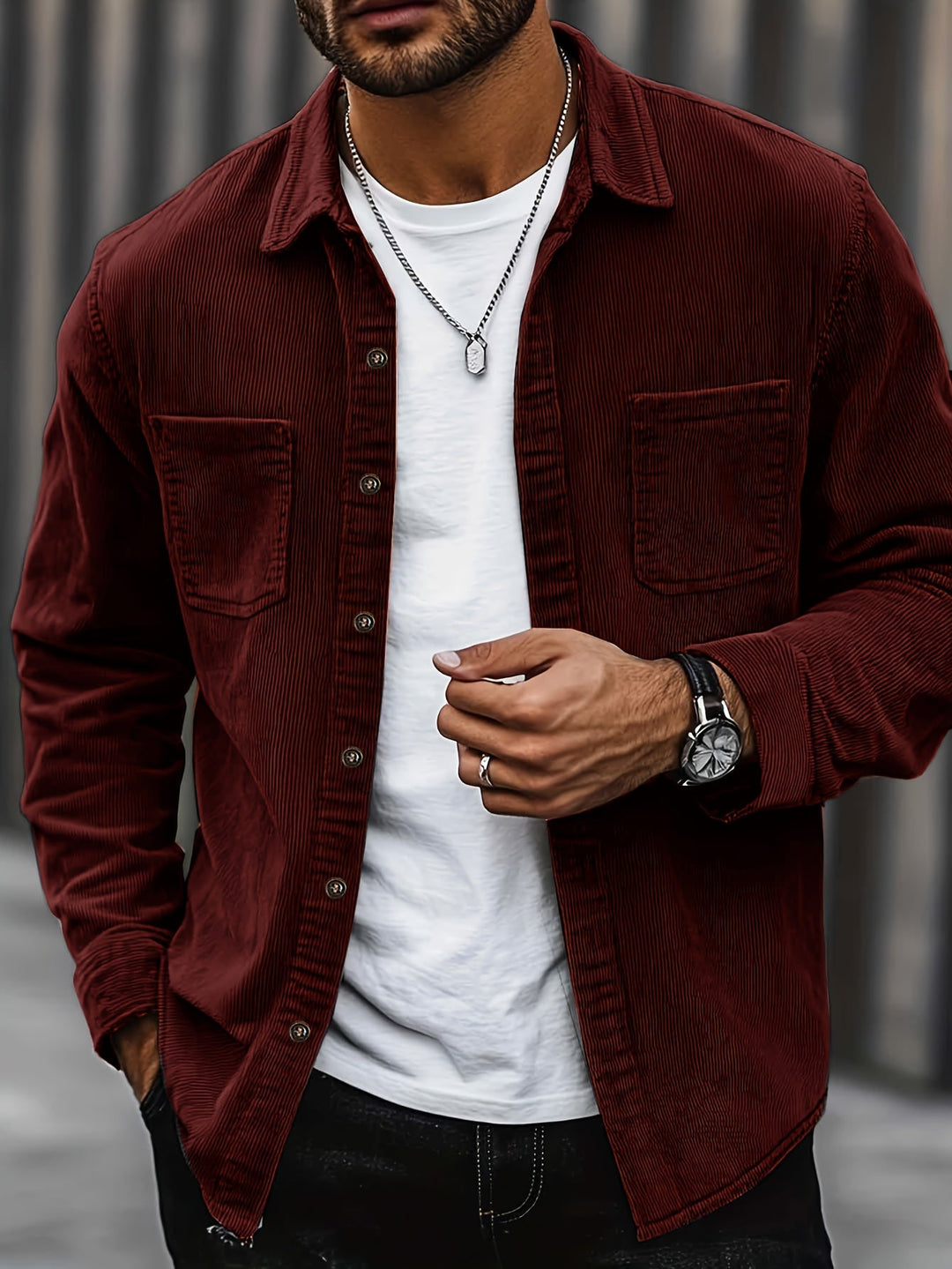 JULES™ | SURCHEMISE TEXTURÉE À CÔTES