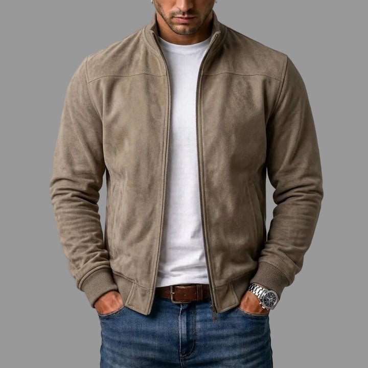 ANTOINE™ | Blouson Bomber en Daim Élégant pour Homme