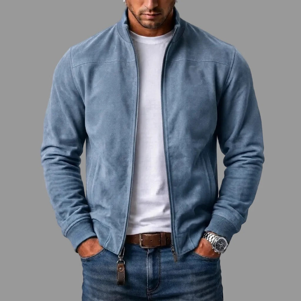 ANTOINE™ | Blouson Bomber en Daim Élégant pour Homme