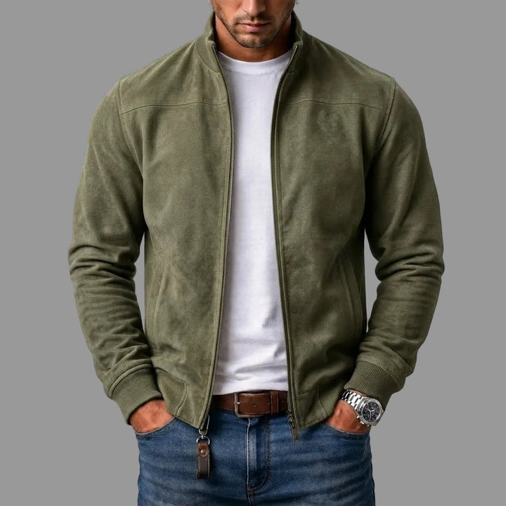 ANTOINE™ | Blouson Bomber en Daim Élégant pour Homme