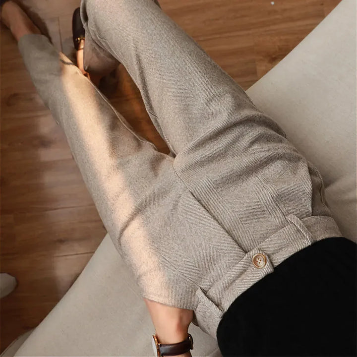 KAVIRO ATELIER | Pantalon tailleur élégant en pure laine
