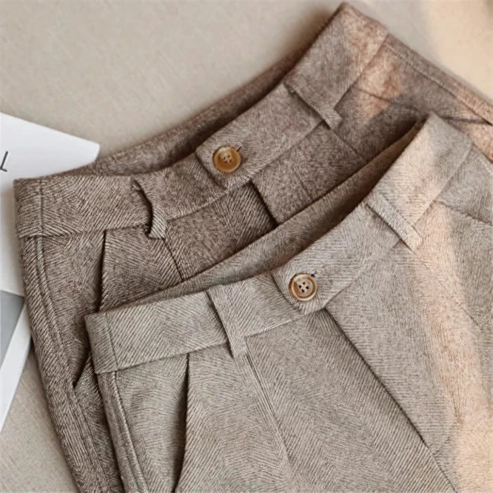 KAVIRO ATELIER | Pantalon tailleur élégant en pure laine