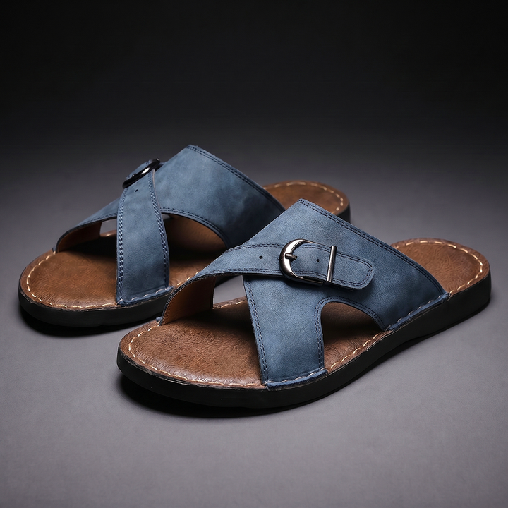 ÉLIAN™ | Sandales Élégantes en Cuir pour Homme