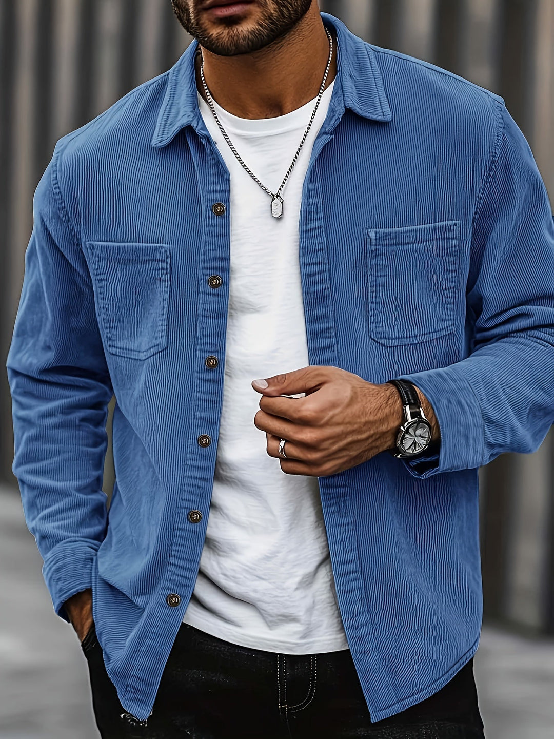 JULES™ | SURCHEMISE TEXTURÉE À CÔTES