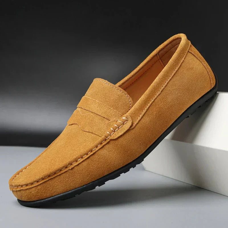 MARCO™ | Mocassins rétro en daim pour homme
